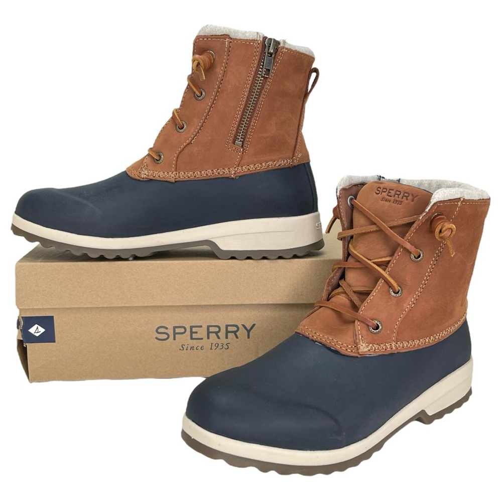 Sperry Maritime Repel Waterproof Mid Top Womens Ducks Boots Size 7M - Picture 10 of 12